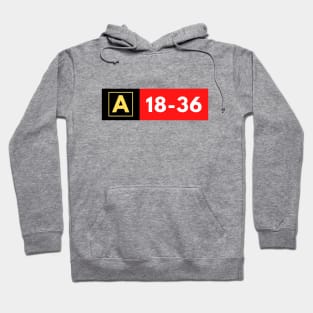 Airport Taxiway Sign Hoodie